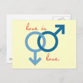 同性愛(男性) ポストカード (正面/裏面)