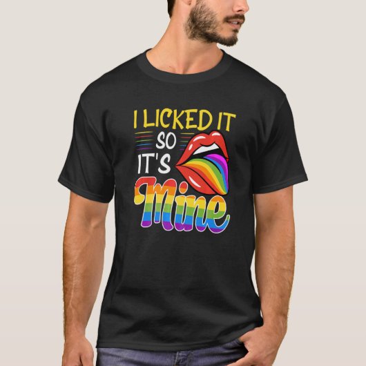 同性愛LgbtqカラフルプライドレインボーLgbt Tシャツ (正面)