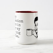 同情は後作動しました ツートーンマグカップ (中央)