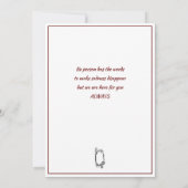 同情カード最も深い黒いフローラ濃い赤のフレーム (裏面)