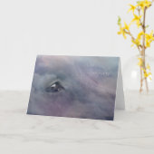 同情カード犬 カード (黄色い花)