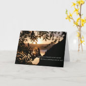 同情カード – アイリッシュ賛美ズ カード (黄色い花)