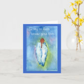 同情カード カード (黄色い花)