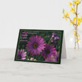 同情カード：愛の植物の思い出の庭Ca カード (黄色い花)