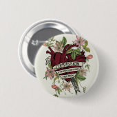 同情ボタン-ダライ・ラマ 缶バッジ (正面&裏面)