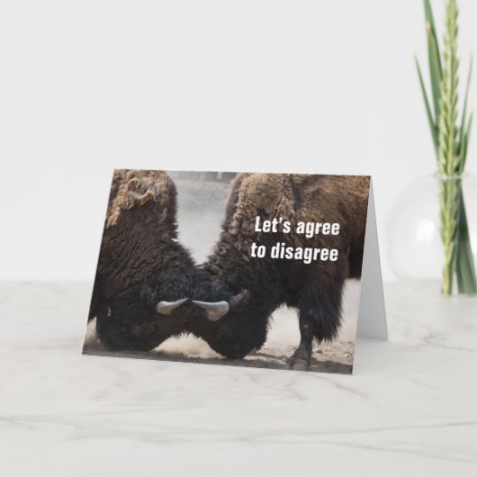 同意しないことにしよう。でも、私が正しいことを覚えておいて。 カード (正面)