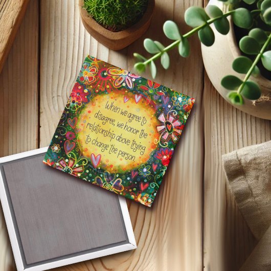 同意しない引用文刺激かわいらしフローラ マグネット