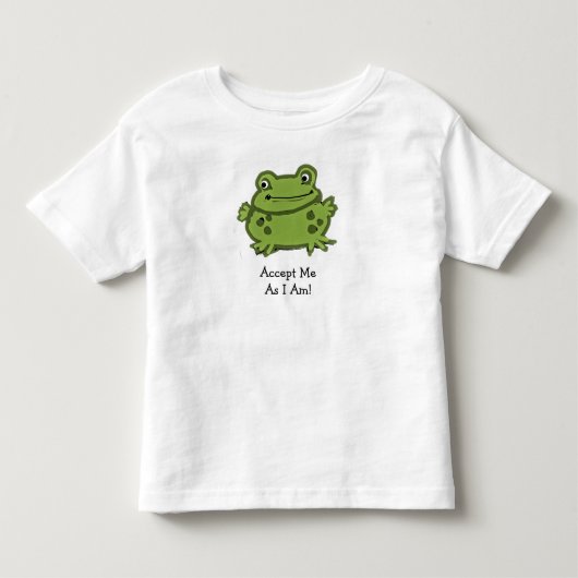 同意する トドラーTシャツ (正面)