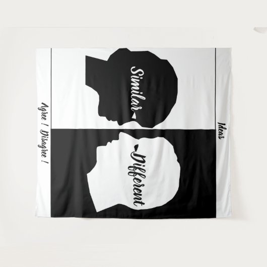 同意 タペストリー (正面(横))