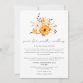 同愛小さな結婚式 ダウングレード スクリプト フラワーズ 案内状 (正面)