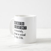 同時に10個のことができる コーヒーマグカップ (正面左)