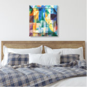 同時ウィンドウ |ロバート・ドローネー | キャンバスプリント (インサイチュ (寝室))