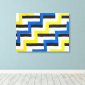 同時ファブリック |ソニア・ドローネー | キャンバスプリント (インサイチュ (ウッドフロア))