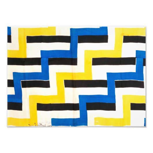 同時ファブリック |ソニア・ドローネー | フォトプリント            (正面)