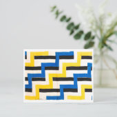 同時ファブリック |ソニア・ドローネー | ポストカード (スタンド正面)