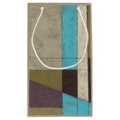 同時代のミニマ絵画リストと深いカラー スモールペーパーバッグ (裏面)