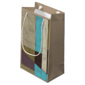 同時代のミニマ絵画リストと深いカラー スモールペーパーバッグ (裏面アングル)