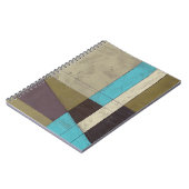 同時代のミニマ絵画リストと深いカラー ノートブック (左側)