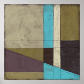 同時代のミニマ絵画リストと深いカラー ポスター (正面)