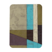 同時代のミニマ絵画リストと深いカラー マグネット (縦)