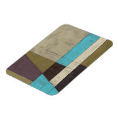 同時代のミニマ絵画リストと深いカラー マグネット (左側)