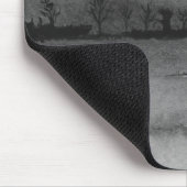 同時代の抽象芸術芸術品を気取ったデザインブラックとマウスパッド マウスパッド (コーナー)