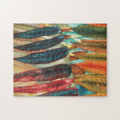 同時代カラフル紅葉の吸収 ジグソーパズル (横)