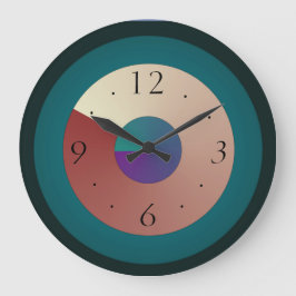 同時代シンプルカラフル ラージ壁時計