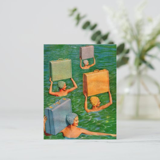 同時海上旅行 ポストカード (スタンド正面)