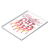 同期されたスケートで滑るのTogether We're One ノートブック (左側)