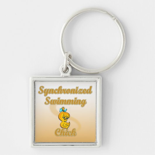 同期スイミングシック キーホルダー (正面)