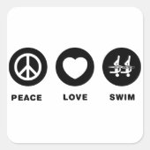 同期スイミング スクエアシール (正面)