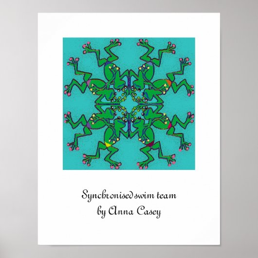 同期スイムチーム ポスター (正面)