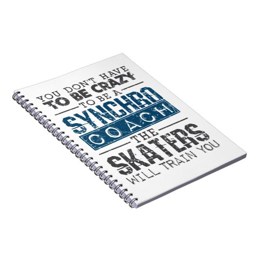 同期スケートで滑るコーチ熱狂する ノートブック (右側)