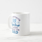 同期スケートで滑るパパ\お気に入りの Synchro Skater コーヒーマグカップ (正面左)