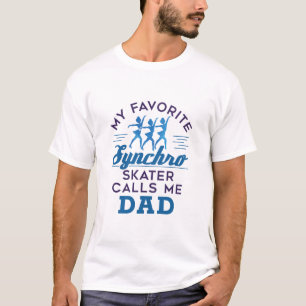 同期スケートで滑るパパ\お気に入りのSynchrono Skater Tシャツ