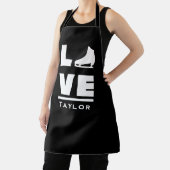 同期ラブアンドライブ姿スケートで滑る エプロン (インサイチュ)