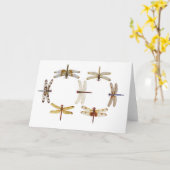 同期化トンボIV カード (黄色い花)