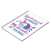 同期泳ぐ人はトレーニング中の人魚 ノートブック (左側)