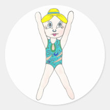 同期泳ぐ人ガールシンクロスイミングスポーツ