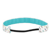 同期泳ぐ人ガールズシンクロスイミングスポーツ アスレチックヘッドバンド (裏面)