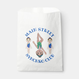 同期泳ぐ人ガールズシンクロスイミングスポーツ フェイバーバッグ