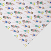 同期泳ぐ人ガールズスイムチームシンクロ 薄葉紙 (詳細)