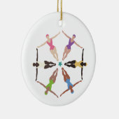 同期泳ぐ人 セラミックオーナメント (右)