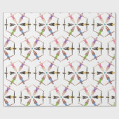 同期泳ぐ人 ラッピングペーパー (フラット)