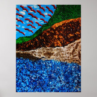 「同期3(高コントラスト)」 ポスター