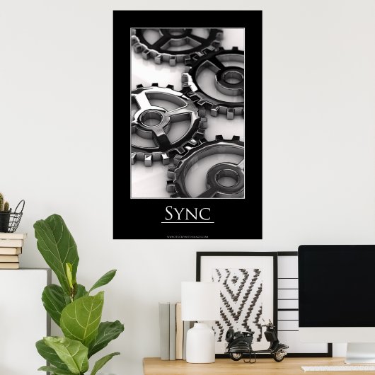 同期 ポスター (ホームオフィス)