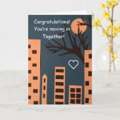 同棲スタート カード (黄色い花)