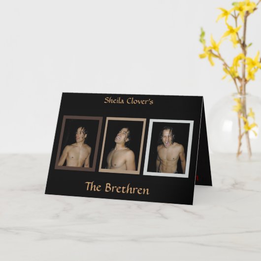 同業者カード カード (黄色い花)