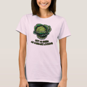 同様にキャベツ見ること緑 Tシャツ